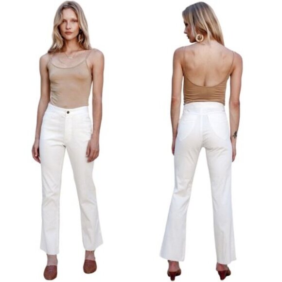 Lykke Wullf White Fonda Jeans - Picture 1 of 9